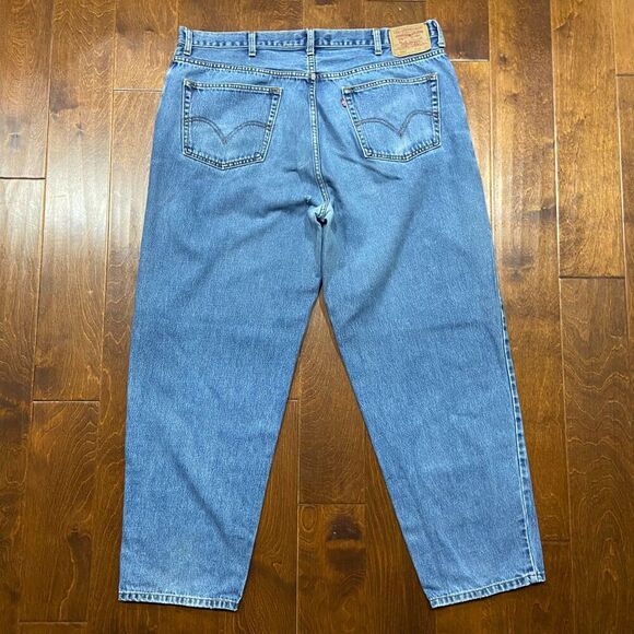 Levi's 560 Vintage Comfort Fit Baggy Denim Blue Jeans Men's Size 42 x 32 - Picture 5 of 11